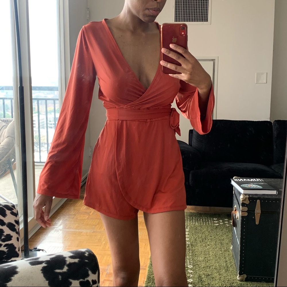 Pink skort romper